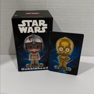 Star Wars Pop Mart Bobblehead with C-3PO Card